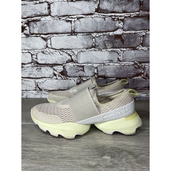 Sorel Kinetic Impact Strap Beige Mesh Synthetic Slip On Shoes Women’s 7M US/38EU - Picture 1 of 16